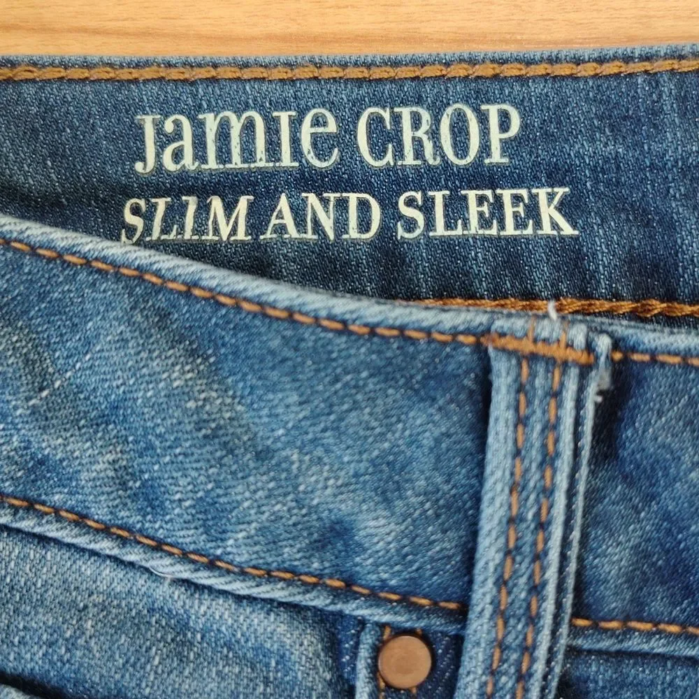 SoundStyle Jamie Crop Slim And Sleek Performance Stretch Denim Jeans Size 12